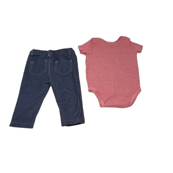 Baby Clothes - Pants,‎ Bodysuit, 2 Piece Gold & Cream Outfit -  Size 9 Month - Picture 3 of 7